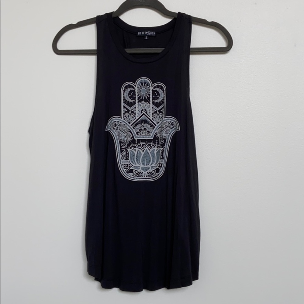 Hamsa hand tank top